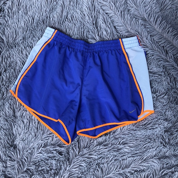 Nike Pants - Nike dri-fit blue and orange shorts